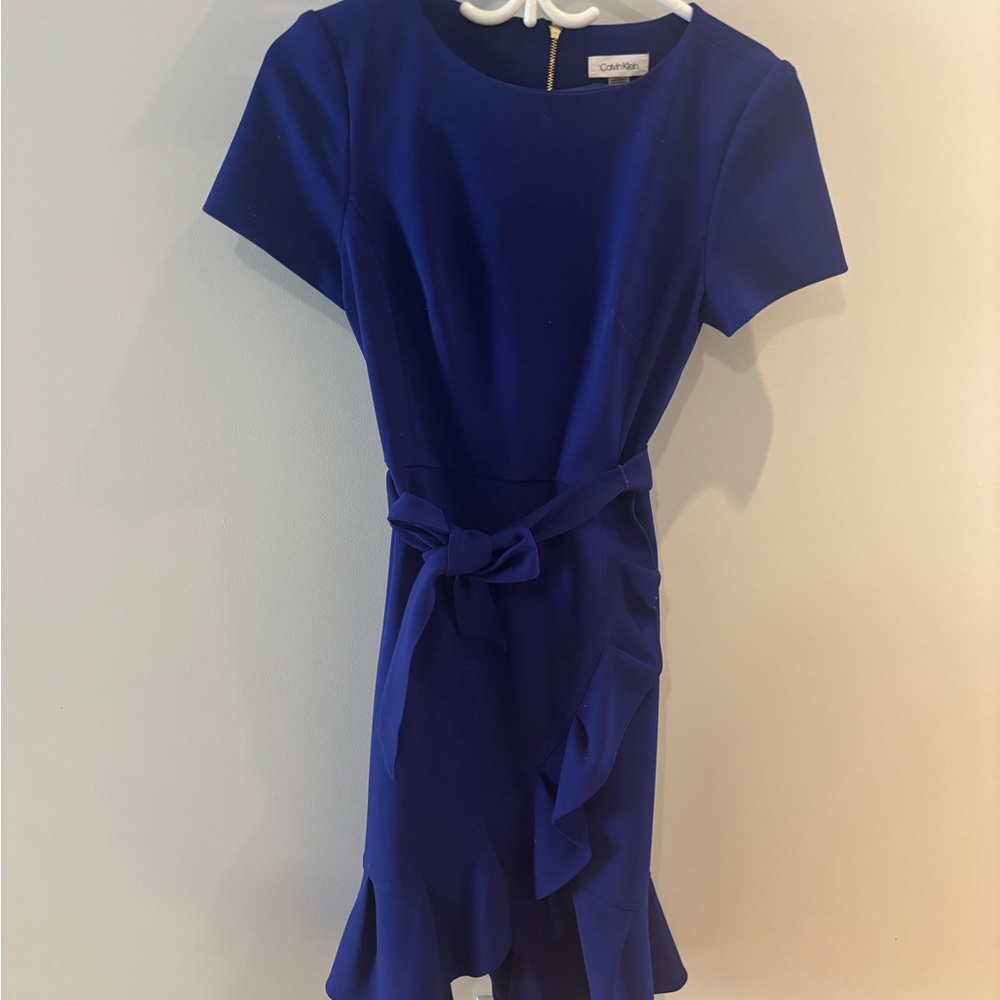 Calvin Klein Royal Blue Mini Dress